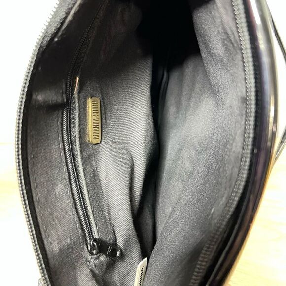 Amanda Smith, Vintage Patent Leather Crossbody Evening Bag Convertible Clutch - Picture 8 of 11